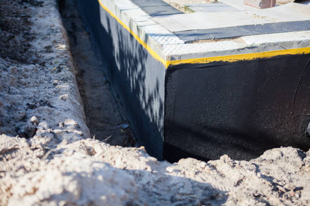 Residential Exterior Waterproofing installation at a McClure, OH home by SJ Waterproofing Pros
